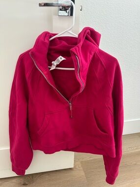lululemon athletica Hot Pink Half-Zip Hoodie